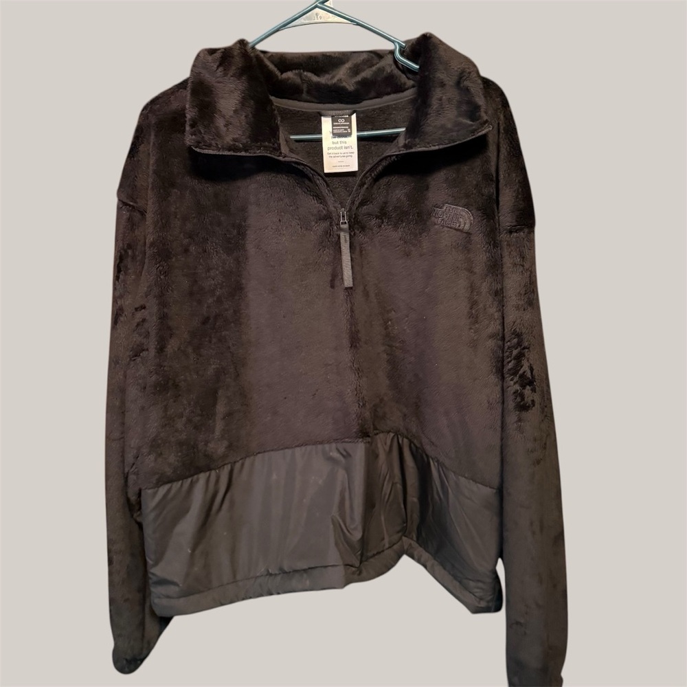 The North Face Black Fleece 1/4 Zip Pullover Jacket